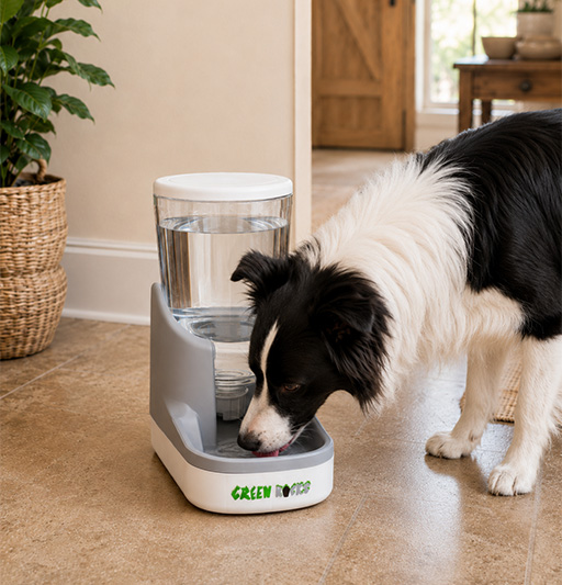 Gravity-Feed Water Bowl with 4L bottle
